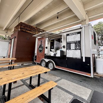 Naco Mexican Eatery - Food truck and benches - Food Trucks Near Me - San Antonio, Texas