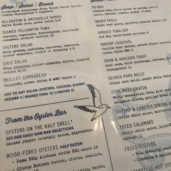 Saltine - Menu - Southern Near Me - Jackson, Mississippi
