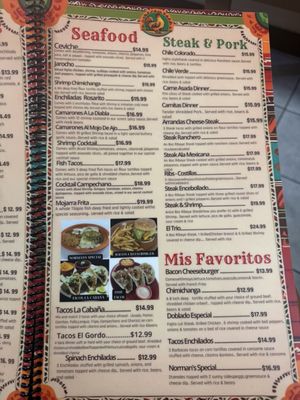Menu photo 3 La cabana Lebanon, MO Menu photo 3 La cabana Lebanon, MO