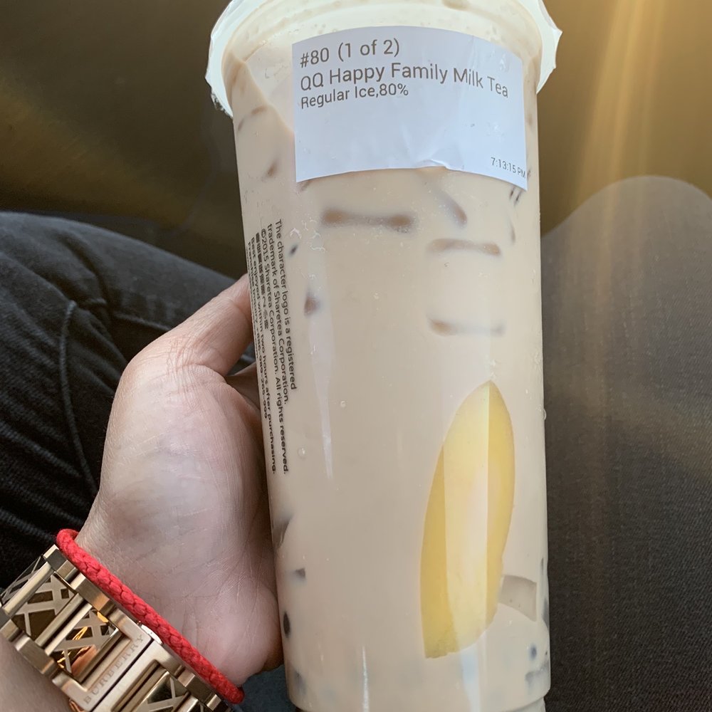 Sharetea - QQ Happy Family Milk Tea - Its like the pefect milk tea drink - Bubble Tea Near Me - Santa Ana, California
