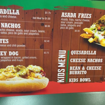 Dos Tacos - The Menu!! Simple. - Tacos Near Me - Bakersfield, California
