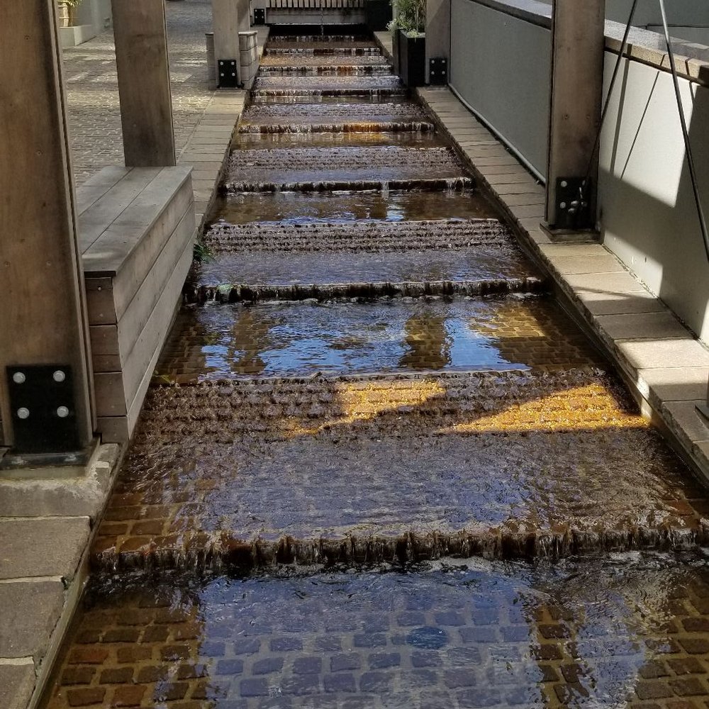 Riverland - Waterfall steps - Beer Gardens Near Me - Brisbane City, QLD