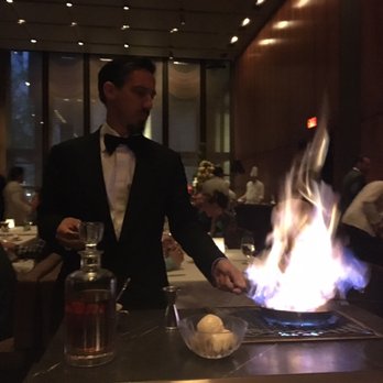 The Grill - Flambe being prepared tableside - Cocktail Bars Near Me - New York, New York