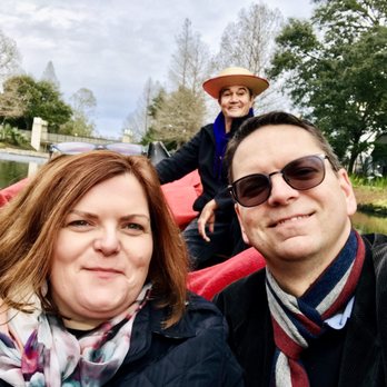 Nola Gondola - My husband and I with Gondolier Robert. - Boat Tours Near Me Nola Gondola - My husband and I with Gondolier Robert. - Boat Tours Near Me