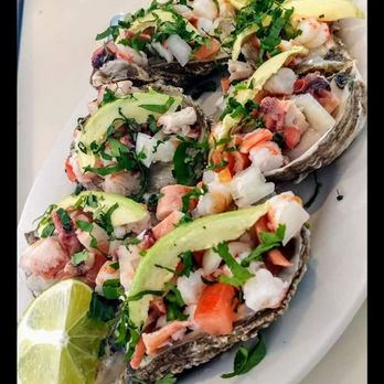 Mariscos El Amigo 2 - Ostiones preparados
(prepped raw oyster) - Mexican Near Me - Elgin, Illinois Mariscos El Amigo 2 - Ostiones preparados
(prepped raw oyster) - Mexican Near Me - Elgin, Illinois