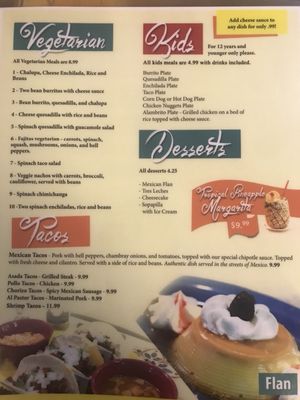 Menu photo 7 Sabores Mexican Cuisine Dewey, OK Menu photo 7 Sabores Mexican Cuisine Dewey, OK