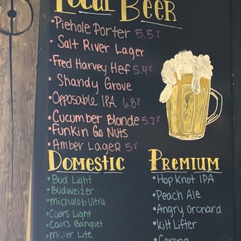 Bearizona - Beer menu - very important to my husband - Zoos Near Me - Williams, Arizona Bearizona - Beer menu - very important to my husband - Zoos Near Me - Williams, Arizona