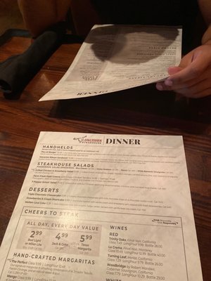 Menu photo 2 LongHorn Steakhouse Hamilton Township, NJ