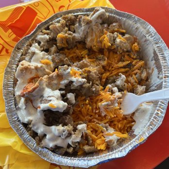 The Halal Guys - Chicken & Beef Gyro Platter - Halal Near Me - Springfield, Virginia