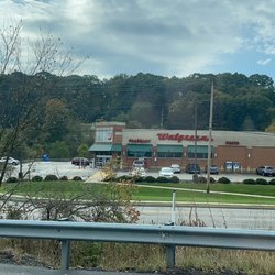 Walgreens - View of exterior from a school van