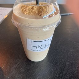 Peanut butter waffle shake Peanut butter waffle shake