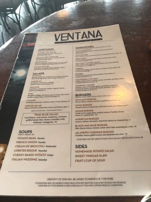 Menu photo 8 Ventana Gourmet Grill Excelsior Springs, MO