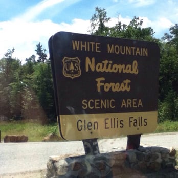 Glen Ellis Falls - Sign - Hiking Near Me