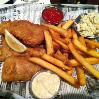 Union Jack's - Fish & Chips, served on a newspaper lol - Pubs Near Me - Columbia, Maryland
