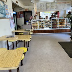 The Donut Mill - 05.25.25 former old gas station turned into a popular donut shop w/ drive thru feature