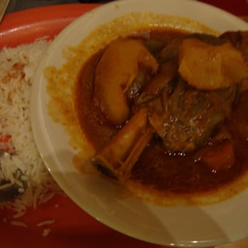 Ali Baba Grill - Lamb Shank, my mum's Order for Lunch June 9th 2012 visit. - Mediterranean Near Me - Golden, Colorado