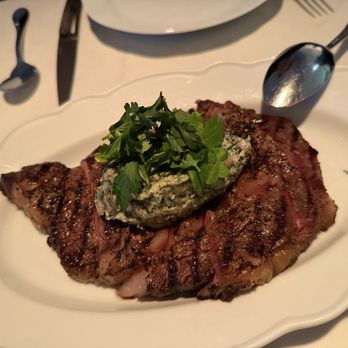Camphor - Ribeye with escargot butter - French Near Me - Los Angeles, California