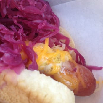 Carney's Restaurant - The Red Baron with Cheese & Spicy Mustard. - Burgers Near Me - Los Angeles, California