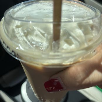 Brood Coffee - Large 20oz white mocha with whip - Coffee & Tea Near Me - Lincoln, California