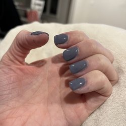 Crystal Day Spa - Dip was left on my finger tips and the sides of my fingers