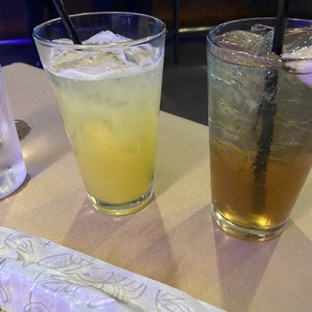 Crafty Crab - Pina Colada flavored Long Island Iced Tea and a regular one. - Seafood Near Me - Abington, Pennsylvania Crafty Crab - Pina Colada flavored Long Island Iced Tea and a regular one. - Seafood Near Me - Abington, Pennsylvania