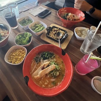 JINYA Ramen Bar - Arlington - Spicy chicken ramen, spicy creamy vegan ramen, grilled corn, edamame - Ramen Near Me - Arlington, Virginia JINYA Ramen Bar - Arlington - Spicy chicken ramen, spicy creamy vegan ramen, grilled corn, edamame - Ramen Near Me - Arlington, Virginia
