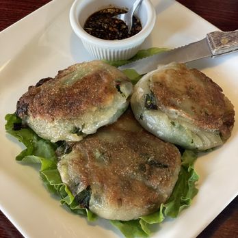 Thai Bistro - Chive pancake - not a fan. - Thai Near Me - Federal Way, Washington