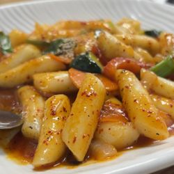 Korean spicy rice cake
