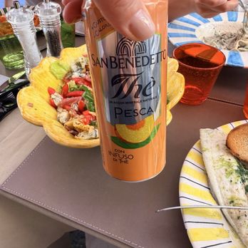 Enjoy Restaurant - Peach iced tea - so good - Bars Near Me - Sorrento, NA