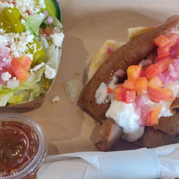 Greek Streak 2 - Gyro and salad - Greek Near Me - Logan, Utah Greek Streak 2 - Gyro and salad - Greek Near Me - Logan, Utah