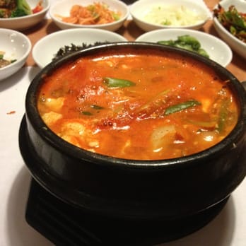 Pine Tree House - soondubu seafood soft tofu stew , my comfort food - Korean Near Me - Sacramento, California Pine Tree House - soondubu seafood soft tofu stew , my comfort food - Korean Near Me - Sacramento, California