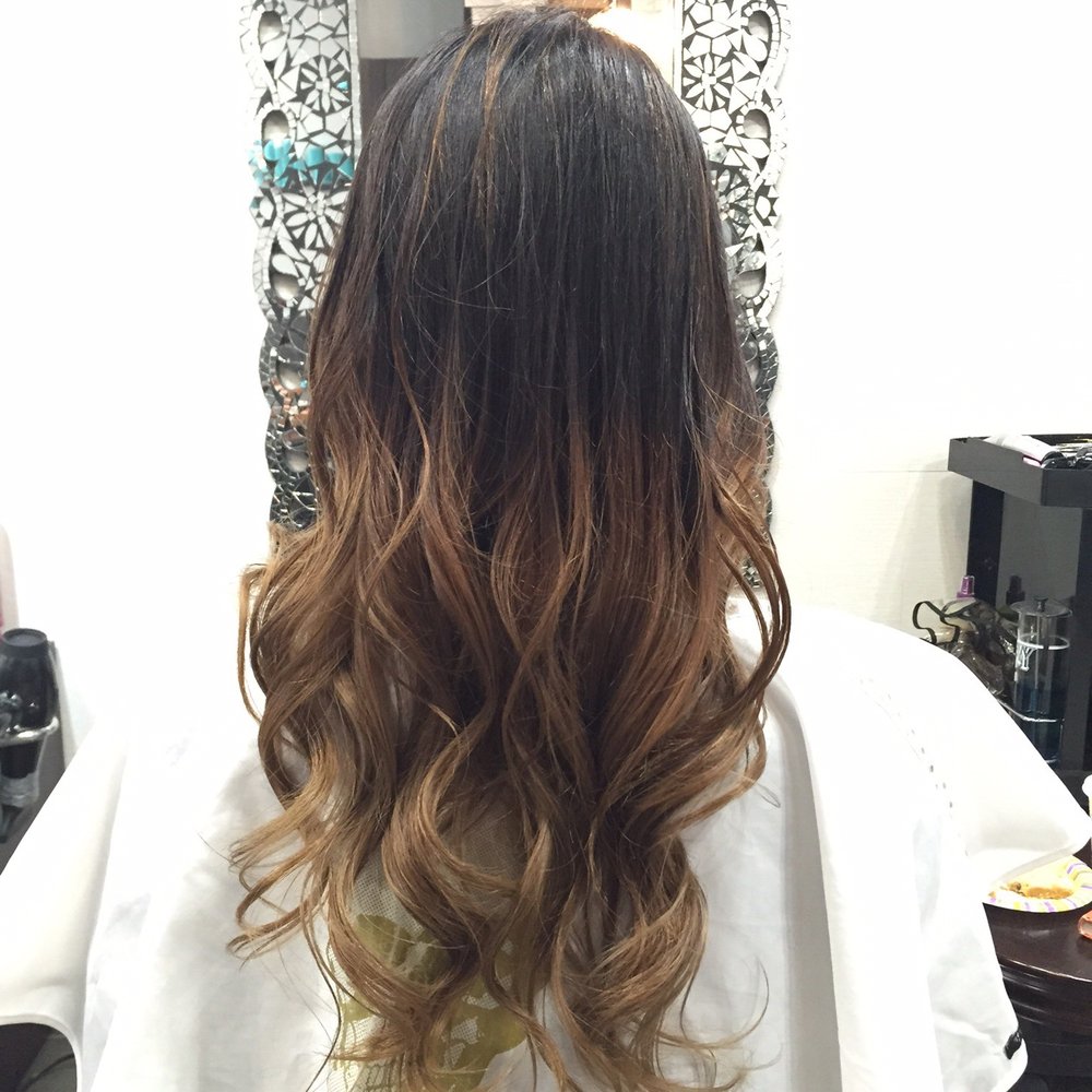 Ombre/Balayge by stylist Jay in ash violet brown and blonde. #OnPoint Ombre/Balayge by stylist Jay in ash violet brown and blonde. #OnPoint