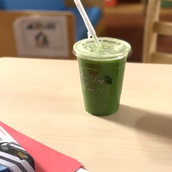 Healthy Fresh - Green With Envy: (Kale+Spinach+Celery+Ginger+ Apple+Parsley)- [Have No Idea What's The Name- But It's Listed On Their Menu]