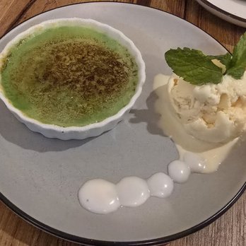 Sticky Rice Thai - Pandan creme brulee - Thai Near Me - San Jose, California