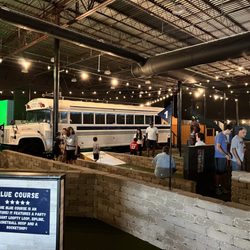 ParTee Shack - Beginning of blue course
