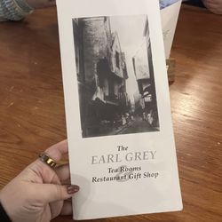 Earl Grey Tea Rooms - Menu