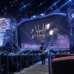Inside theater