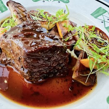 Brasserie Lebrun - Short rib bourguignon /bu:gi'njeug/ - French Near Me - Bar Harbor, Maine