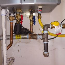 Tom's Plumbing - Completed work - note the professional quality work!