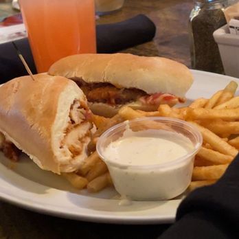 Dean's Place - Chicken Parmesan sandwich with fries and a side of ranch - Italian Near Me - Las Vegas, Nevada Dean's Place - Chicken Parmesan sandwich with fries and a side of ranch - Italian Near Me - Las Vegas, Nevada