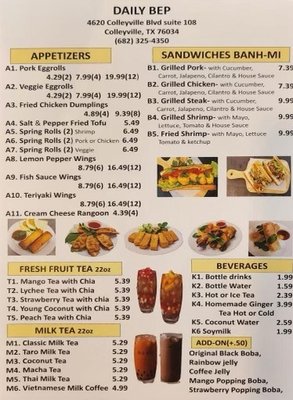 Menu photo 4 Daily Bep Colleyville, TX Menu photo 4 Daily Bep Colleyville, TX