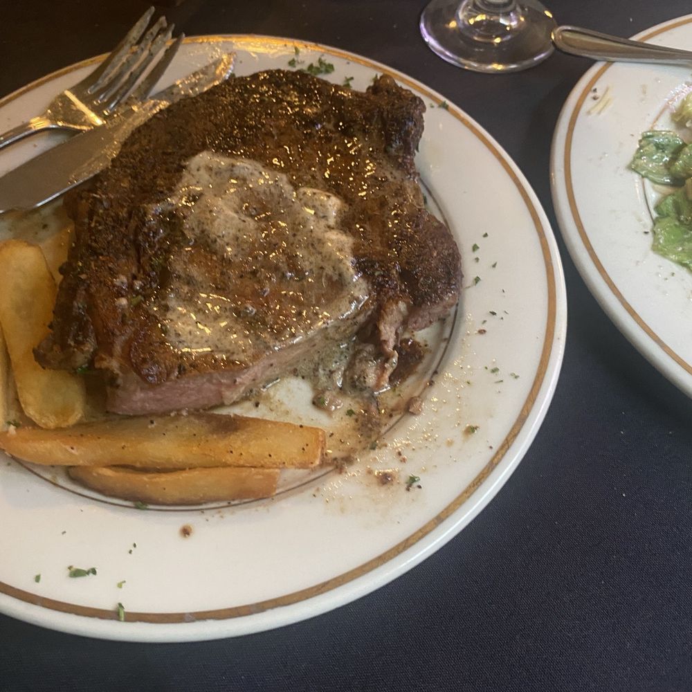 14 oz Ribeye, Caesar Salad