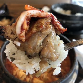BCD Tofu House - Got to get the leafy part of the kimchi to eat it, the kimchi stem is not good - Korean Near Me - Rowland Heights, California BCD Tofu House - Got to get the leafy part of the kimchi to eat it, the kimchi stem is not good - Korean Near Me - Rowland Heights, California