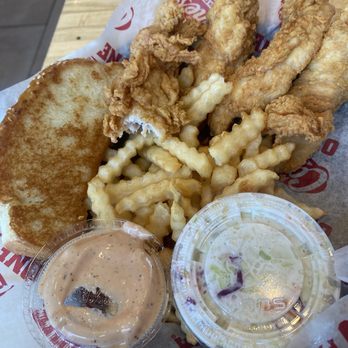 Raising Cane's Chicken Fingers - The Box Combo Always on point - New American Near Me - Fullerton, California Raising Cane's Chicken Fingers - The Box Combo Always on point - New American Near Me - Fullerton, California