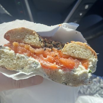 Crieve Hall Bagel - Lox bagel with chive cream cheese - Bagels Near Me - Nashville, Tennessee Crieve Hall Bagel - Lox bagel with chive cream cheese - Bagels Near Me - Nashville, Tennessee