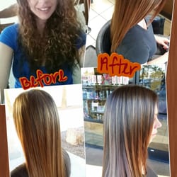 Salon Salon - Brandi took this great client from a  grown out color to soft warm balayage highlights.