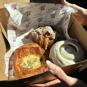 Salted Butter - Spinach artichoke dip danish, almond croissant, cinnamon rolls - Desserts Near Me - Pasadena, California Salted Butter - Spinach artichoke dip danish, almond croissant, cinnamon rolls - Desserts Near Me - Pasadena, California