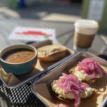 Cafe Josephine - Egg Salad Toast and Soup with Toast - Coffee & Tea Near Me - San Francisco, California Cafe Josephine - Egg Salad Toast and Soup with Toast - Coffee & Tea Near Me - San Francisco, California