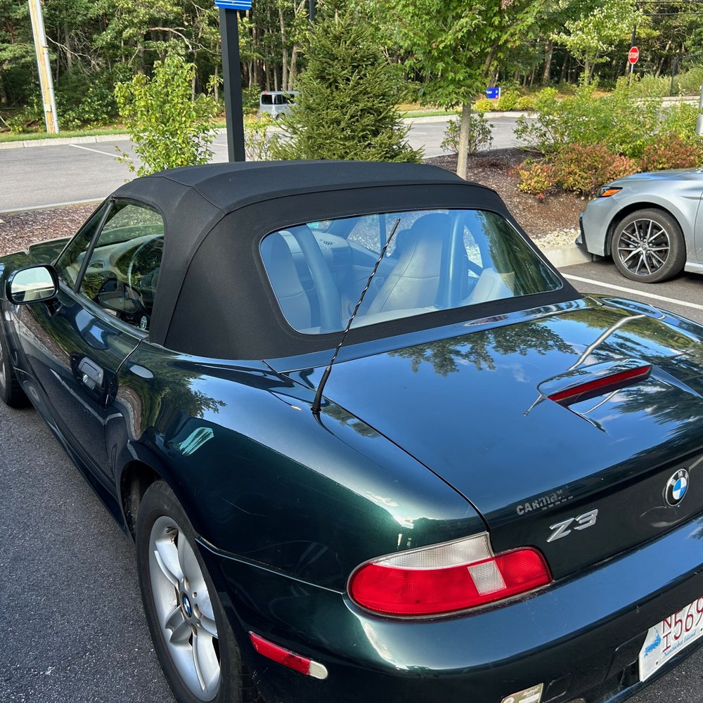 I can finally see out of the rear window!
