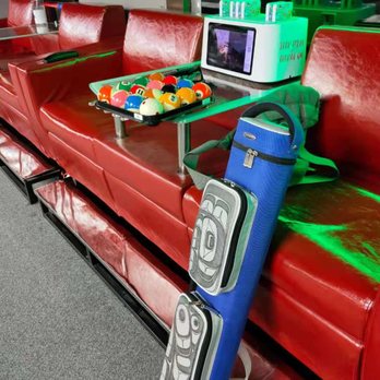 Marstin Billiards - a red couch with a tray of billiards on it - Pool Halls Near Me - Vancouver, British Columbia Marstin Billiards - a red couch with a tray of billiards on it - Pool Halls Near Me - Vancouver, British Columbia